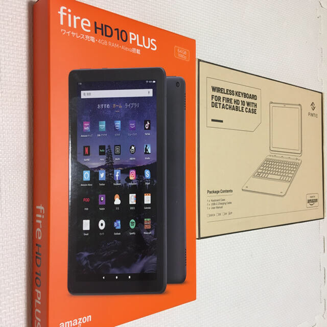 Amazon Fire HD 10【PLUS】■64GB■最新■キーボード付き