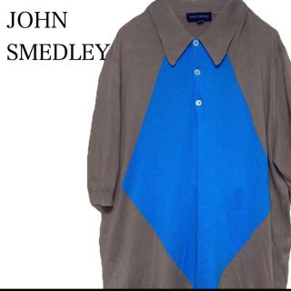 ジョンスメドレー(JOHN SMEDLEY)のJOHN SMEDLEY  sea island cotton ポロシャツ M(ポロシャツ)