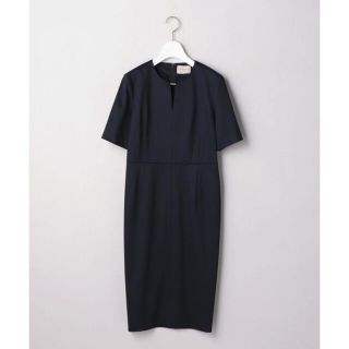 ユナイテッドアローズ(UNITED ARROWS)のUNITED ARROWS  ○UBCS センターステッチ メタルワンピース(ひざ丈ワンピース)