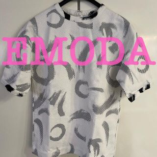 エモダ(EMODA)の新品未使用タグ付き　EMODA カットソー(カットソー(半袖/袖なし))