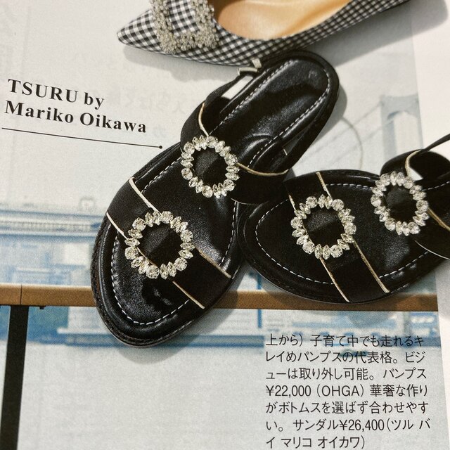 TSURU by Mariko Oikawaビジューサンダル-