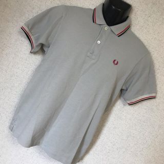 フレッドペリー(FRED PERRY)の90s フレッドペリー ワンポイント ロゴ刺繍 半袖 ポロシャツ　  S(ポロシャツ)