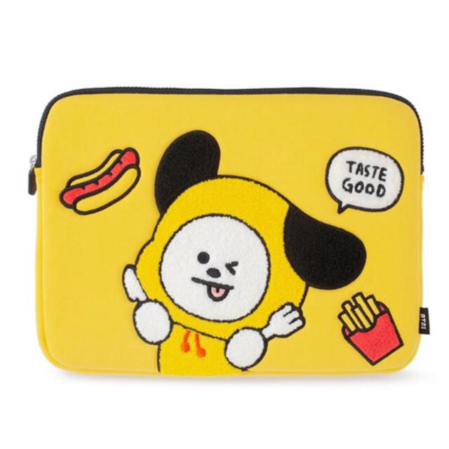 防弾少年団(BTS)(ボウダンショウネンダン)のBT21 BTS パソコンケース 13インチ CHIMMY タブレットケース スマホ/家電/カメラのPC/タブレット(ノートPC)の商品写真