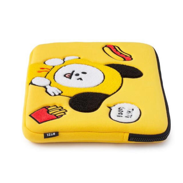 防弾少年団(BTS)(ボウダンショウネンダン)のBT21 BTS パソコンケース 13インチ CHIMMY タブレットケース スマホ/家電/カメラのPC/タブレット(ノートPC)の商品写真