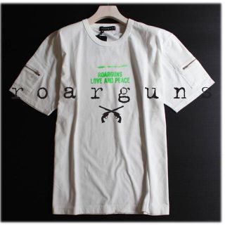 ロアーガンズ(roarguns)の 《ロアーガンズ》新品 「LOVE AND PEACE」カットソー 3(L)(Tシャツ/カットソー(半袖/袖なし))