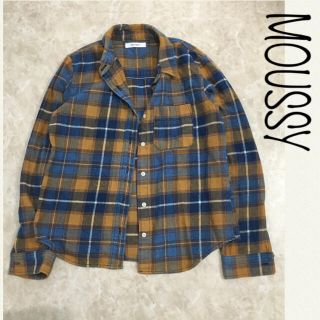 マウジー(moussy)のMOUSSY♡厚手生地　チェックシャツ(シャツ/ブラウス(長袖/七分))