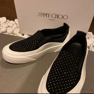 ジミーチュウ(JIMMY CHOO)の【k.m様専用】ジミーチュウ　スリッポン　スニーカー37(スニーカー)