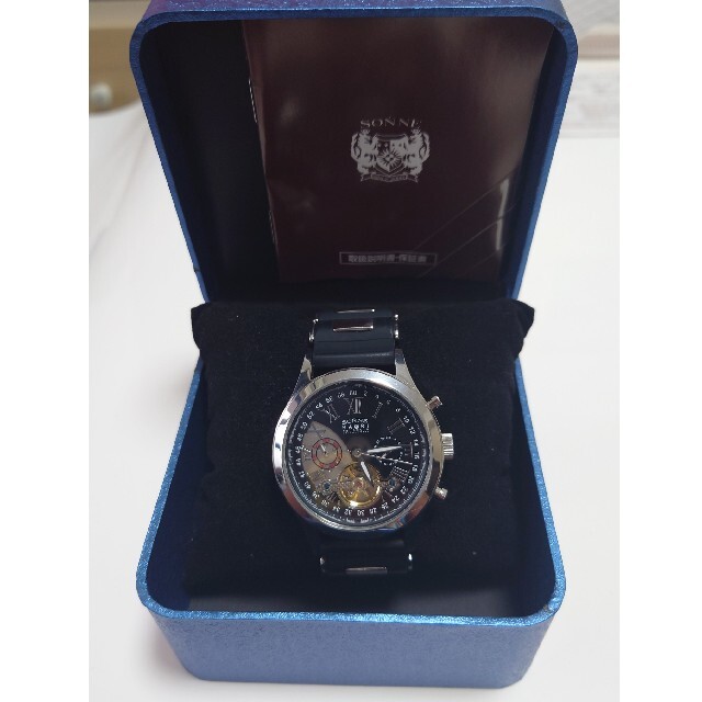 SONNE HAORIスケルトン自動巻き腕時計 メンズの時計(腕時計(アナログ))の商品写真