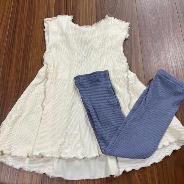 petit main(プティマイン)のプティマイン　セットアップ　petit main キッズ/ベビー/マタニティのキッズ服女の子用(90cm~)(Tシャツ/カットソー)の商品写真