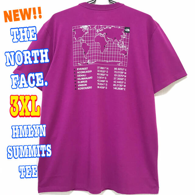 THE NORTH FACE(ザノースフェイス)の五条先生専用 ♪ ノースフェイス ヒマラヤン サミット Tシャツ 紫 3XL メンズのトップス(Tシャツ/カットソー(半袖/袖なし))の商品写真