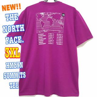 ザノースフェイス(THE NORTH FACE)の五条先生専用 ♪ ノースフェイス ヒマラヤン サミット Tシャツ 紫 3XL(Tシャツ/カットソー(半袖/袖なし))