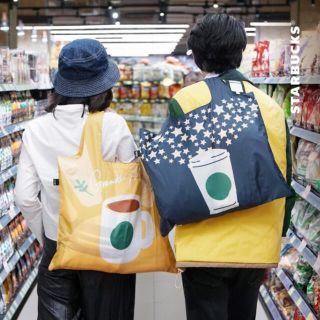 スターバックスコーヒー(Starbucks Coffee)のStarbucks X Loqi スターバックス エコバッグ 海外期間限定商品(エコバッグ)