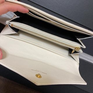 Saint Laurent - イヴ サン ローラン 美品 長財布 白の通販 by マカロン