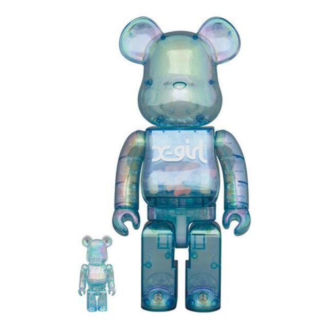 納品書のコピー状態BE@RBRICK X-girl 2021 100% & 400% 新品未使用