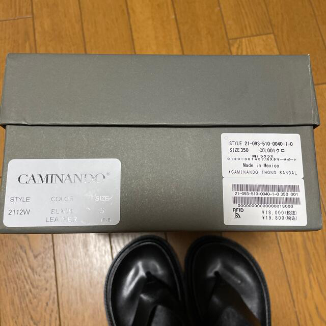 DEUXIEME CLASSE(ドゥーズィエムクラス)のCAMIMANDO カミナンド　トングサンダル レディースの靴/シューズ(サンダル)の商品写真