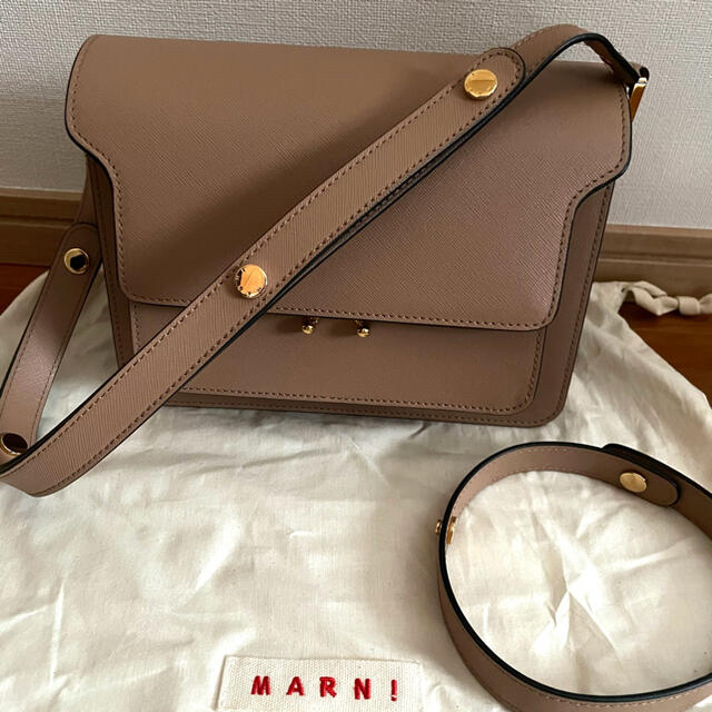本物の Marni - marni マルニ トランクバッグ MEDIUM TRUNK ショルダー