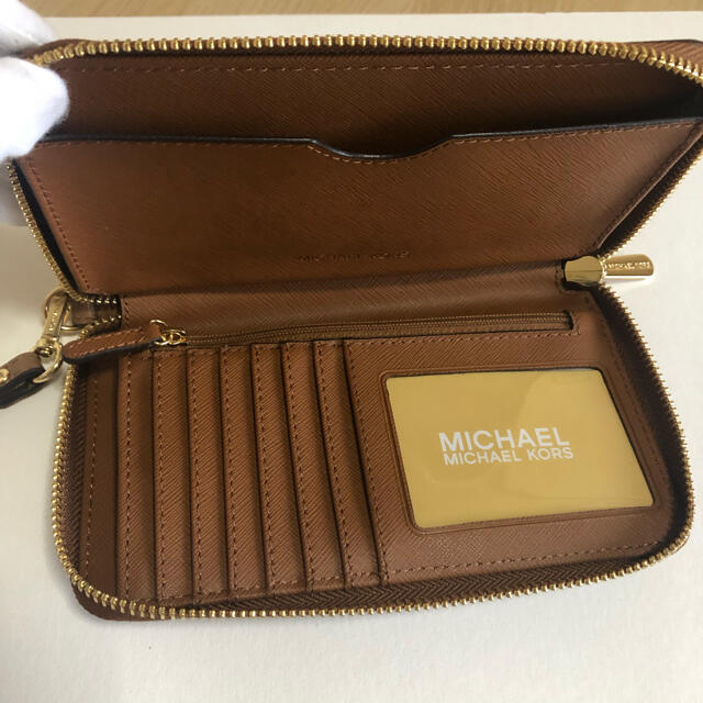 美品【MICHAEL KORS】マイケルコース クロコ型押し 長財布