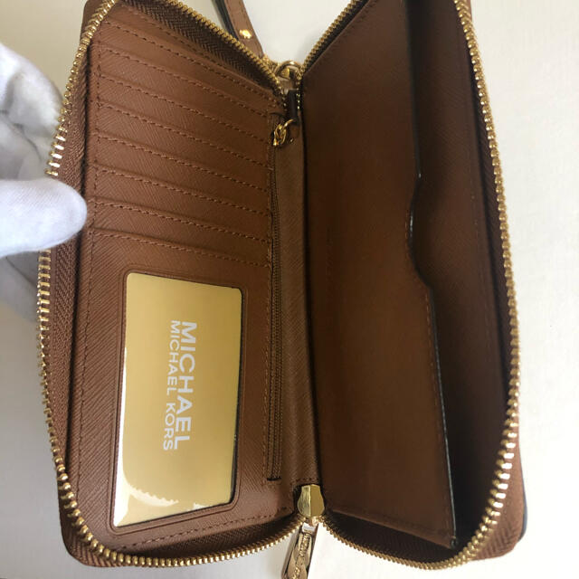 美品【MICHAEL KORS】マイケルコース クロコ型押し 長財布