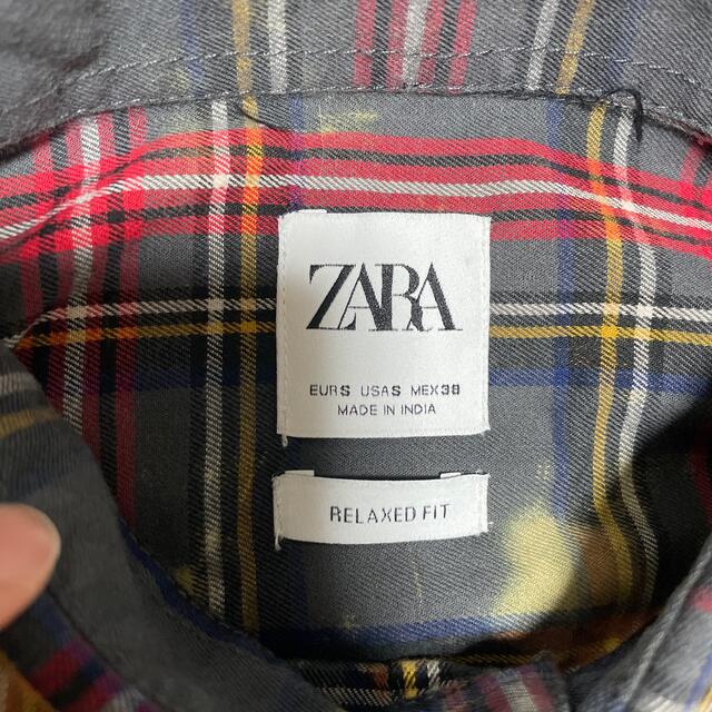 ZARA(ザラ)のZARA ブリーチシャツ メンズのトップス(シャツ)の商品写真