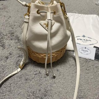 プラダ(PRADA)のあり沙さん専用★PRADAかごバッグ★(かごバッグ/ストローバッグ)