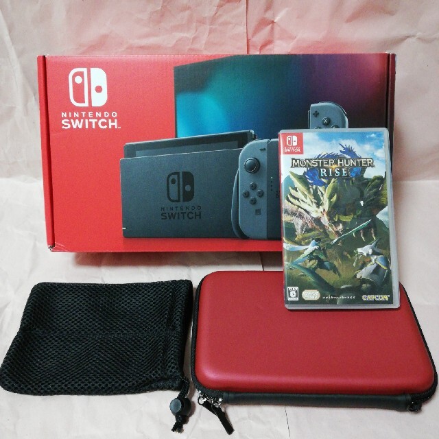 Nintendo Switch グレー＋モンハンライズセット