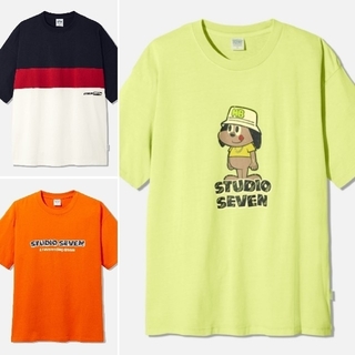 STUDIO SEVENTシャツ3枚セットGU(Tシャツ/カットソー(半袖/袖なし))