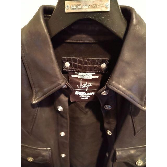 【値下げ】バックラッシュ/BACKLASH THE LINE レザーシャツ 【値下げ】バックラッシュ/BACKLASH THE LINE レザーシャツ