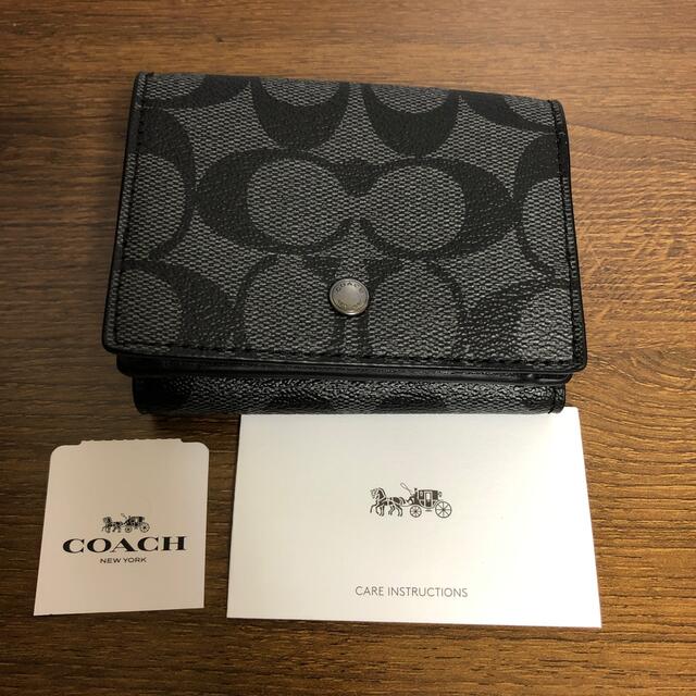 今季一番 COACH - 新品未使用☆COACH  コーチ　財布　ミニ財布 折り財布