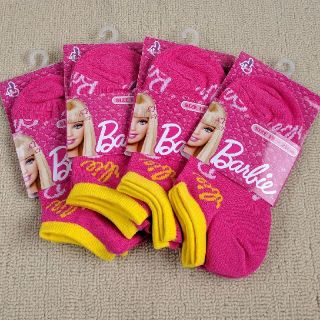 Barbie - 【新品】Barbieバービー♡スニーカー丈ソックス 4足セット 19〜21cmの通販｜ラクマ