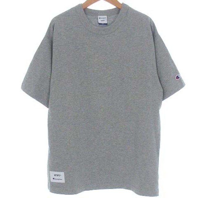 51cm身幅ダブルタップス チャンピオン コラボ 21SS 新作 Tシャツ 半袖 グレー S