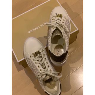 マイケルコース(Michael Kors)のMICHAEL KORS POPPY LACE UP 24.5cm(スニーカー)