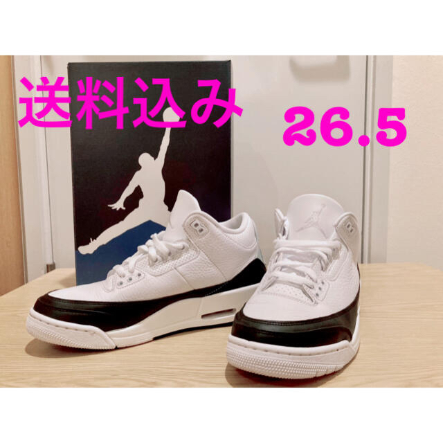 NIKE(ナイキ)のFragment Design NIKE AIR JORDAN 3 RETRO メンズの靴/シューズ(スニーカー)の商品写真