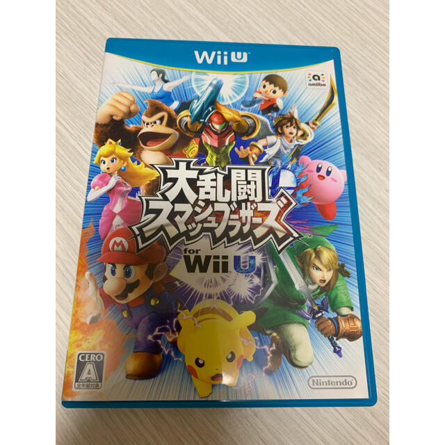 Wii U(ウィーユー)のWiiU 大乱闘スマッシュブラザーズ エンタメ/ホビーのゲームソフト/ゲーム機本体(家庭用ゲームソフト)の商品写真