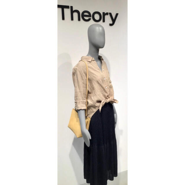 Theory 20ss リネンブラウス-eastgate.mk