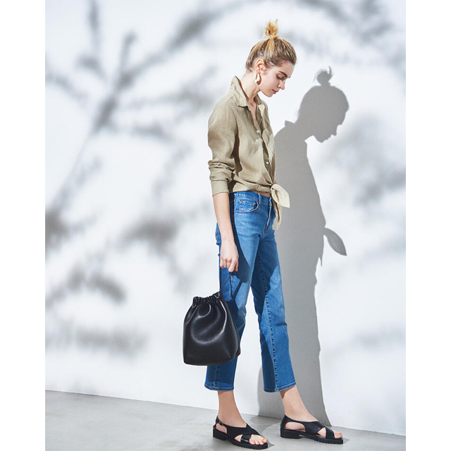 Theory 20ss リネンブラウス-levercoffee.com