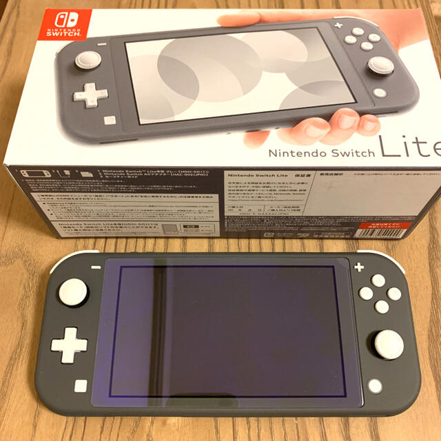 Nintendo Switch(ニンテンドースイッチ)の◯新品同様◯Nintendo Switch Lite グレー エンタメ/ホビーのゲームソフト/ゲーム機本体(家庭用ゲーム機本体)の商品写真