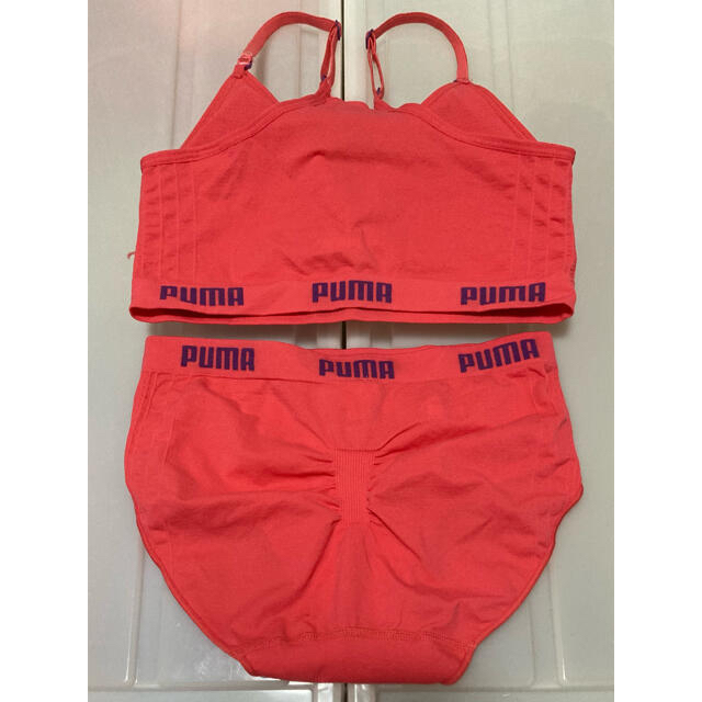 PUMA(プーマ)のPUMA プーマ 下着 上下セット Ｍサイズ レディースの下着/アンダーウェア(ブラ&ショーツセット)の商品写真