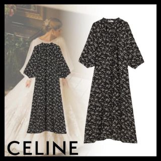 セリーヌ(celine)のSpring 新作デイジー柄　CELINE セリーヌワンピース未使用(ひざ丈ワンピース)