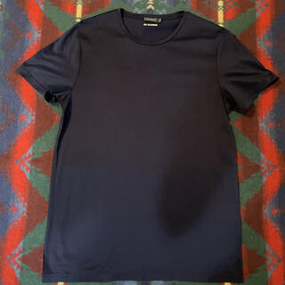 ジルサンダー(Jil Sander)のJIL SANDER 無地 ストレッチ 紺 Tシャツ M ジルサンダー(Tシャツ/カットソー(半袖/袖なし))