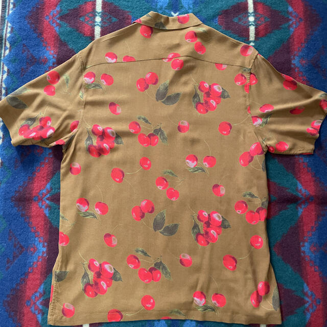 ブラウンM Supreme Cherry Rayon S/S Shirt