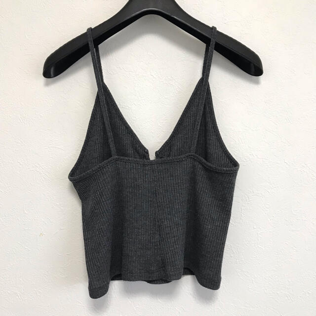 Brandy Melville(ブランディーメルビル)のBrandy Melville リブキャミソール ショート丈 レディースのトップス(キャミソール)の商品写真