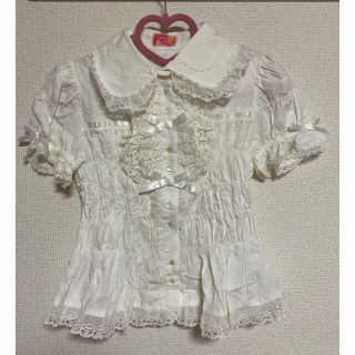 アンジェリックプリティー(Angelic Pretty)のangelicpretty🎀ホワイト🎀ブラウス🎀ロリータ🎀プリティ(シャツ/ブラウス(長袖/七分))