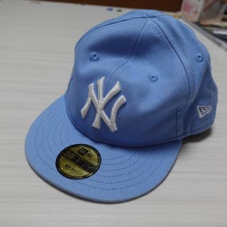 ニューエラー(NEW ERA)のニューエラキャップ　キッズ　1〜3歳　48.3cm 美品(帽子)