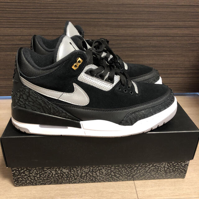 NIKE AIR JORDAN3 TINKER BLACK CEMENT メンズの靴/シューズ(スニーカー)の商品写真