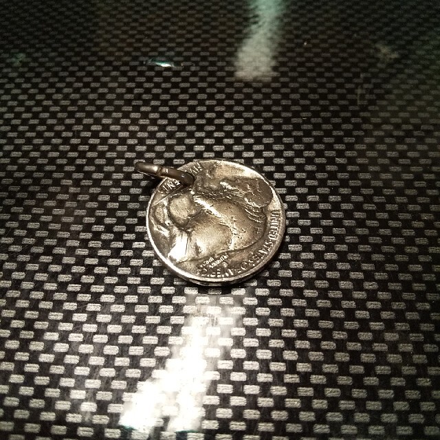 アメリカ硬貨,オールドコイン,5セント,インディアン,ローズメタル,ネックレス 1
