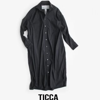 ユナイテッドアローズ(UNITED ARROWS)のTICCA ティッカ スクエアビッグロングシャツ (ロングワンピース/マキシワンピース)