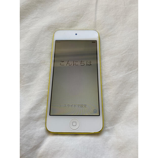Apple(アップル)のApple iPod touch イエロー　 スマホ/家電/カメラのスマートフォン/携帯電話(スマートフォン本体)の商品写真