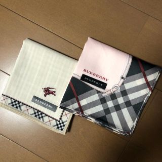 バーバリー(BURBERRY)のバーバリー ハンカチ 2枚(06-01.5)(ハンカチ)