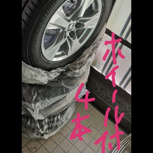 自動車/バイク新車外し　4本　ホイール付セット　BRIDGESTONE　ALENZA 001