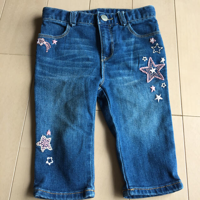 babyGAP(ベビーギャップ)のベイビーギャップ　95 デニム　ハーフパンツ キッズ/ベビー/マタニティのキッズ服女の子用(90cm~)(パンツ/スパッツ)の商品写真